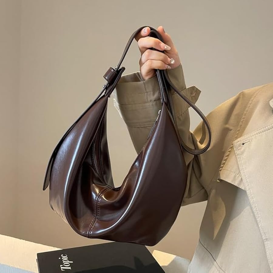 Half Moon Crossbody Bags for Women Crescent Shoulder Bag Hobo